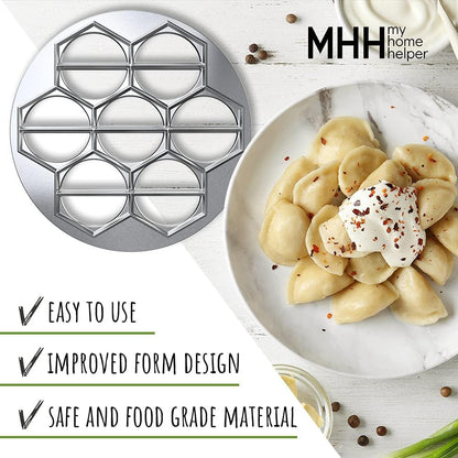 Russian Ravioli Maker Dumplings Mold Pelmeni Metal Mold Siberian Pelmeni Meat Dumpling Maker Machine Ravioli Cutter 1302439