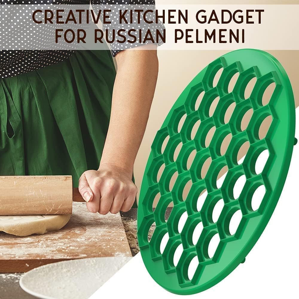 Russian Ravioli Maker Dumplings Mold Pelmeni Metal Mold Siberian Pelmeni Meat Dumpling Maker Machine Ravioli Cutter 1302439