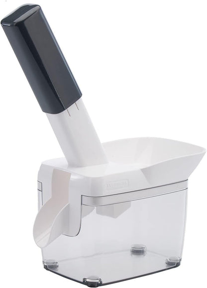 Cherry Stoner Pitter, Stainless Steel plunger Comes with Waste Container, Stones Cherries Ready For Cakes and Preserves