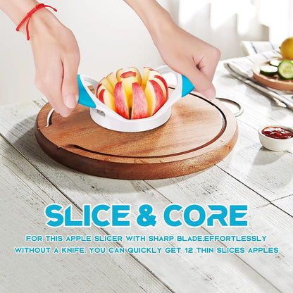 Apple Cutter, Apple Corer and Slicer - 4.72 Inch Apple Slicer