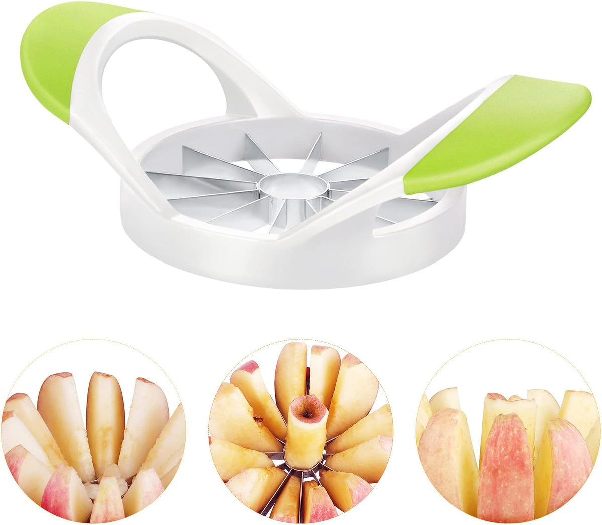 Apple Cutter, Apple Corer and Slicer - 4.72 Inch Apple Slicer
