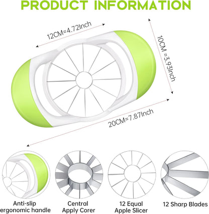 Apple Cutter, Apple Corer and Slicer - 4.72 Inch Apple Slicer
