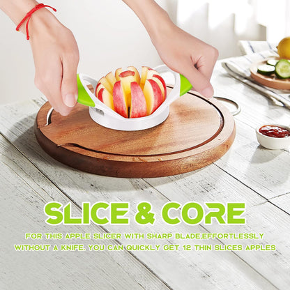 Apple Cutter, Apple Corer and Slicer - 4.72 Inch Apple Slicer