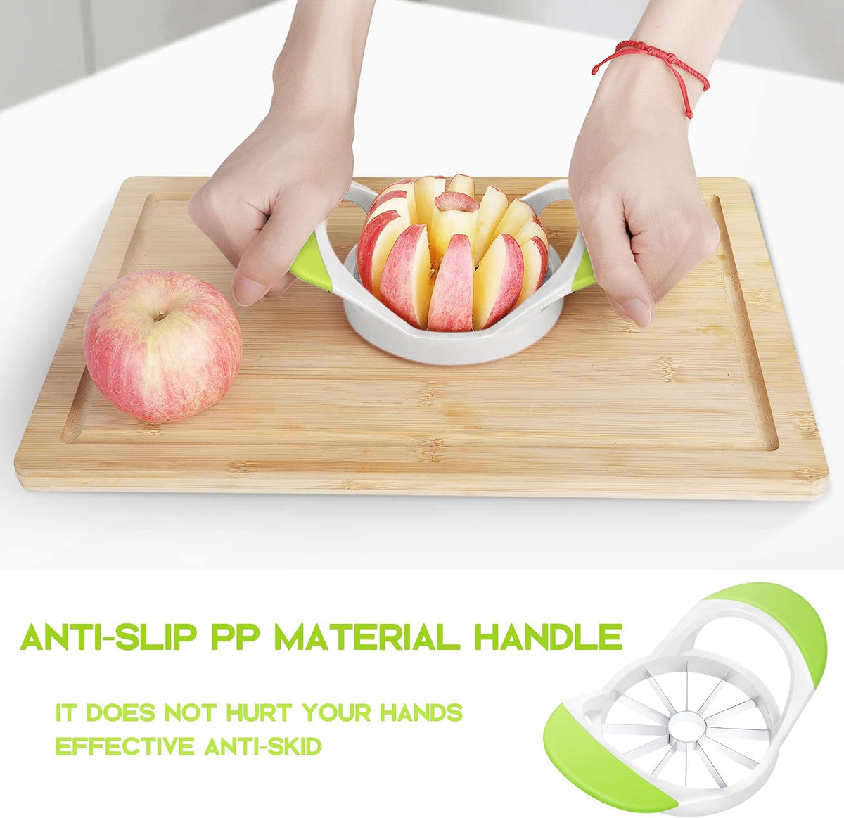 Apple Cutter, Apple Corer and Slicer - 4.72 Inch Apple Slicer