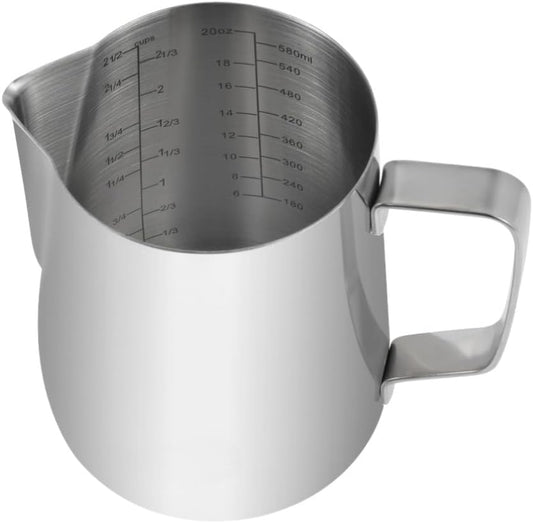 Stainless Steel Measuring Cup, 20oz / 600ml / 2.4 Cups | Metal Measuring Cup with Handle