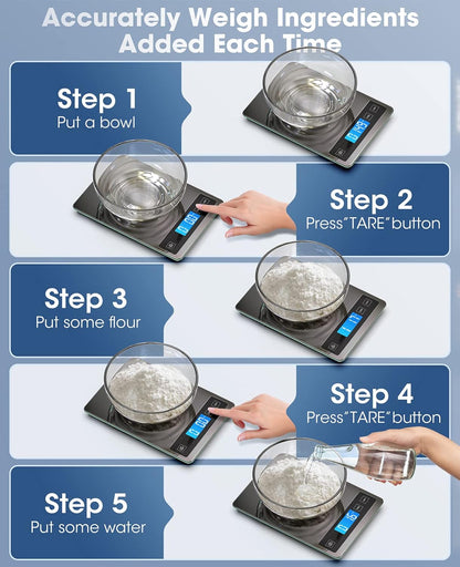 Food Scale 22lb Digital Kitchen Scale for Cooking Baking