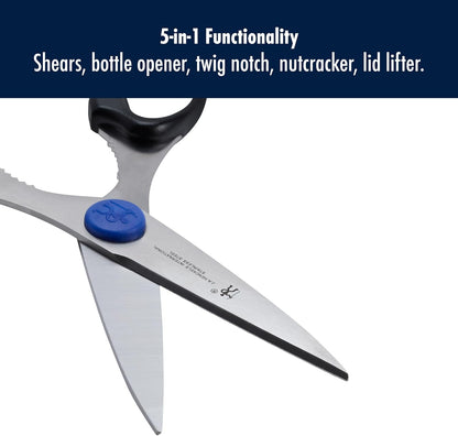 Kitchen Scissors, Micro Serrated Blade Edge, Stainless Steel