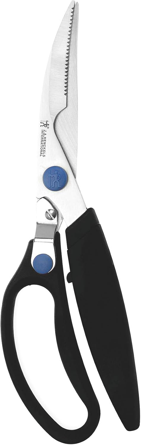 Kitchen Scissors, Micro Serrated Blade Edge, Stainless Steel