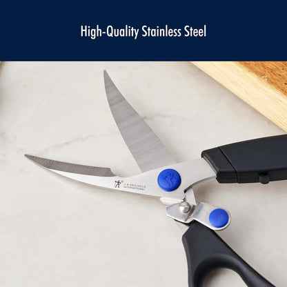Kitchen Scissors, Micro Serrated Blade Edge, Stainless Steel
