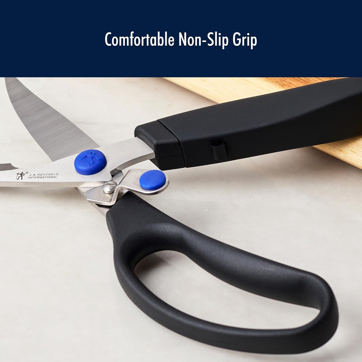 Kitchen Scissors, Micro Serrated Blade Edge, Stainless Steel