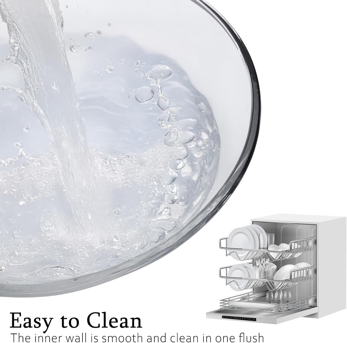 Large Glass Bowl for Sourdough Bread Making, 4.7 Quart Glass Mixing Bowl for Sourdough Bread with Lid, Clear Breads Proofing Bowl with Covers, Ideal for Kitchen, Storage