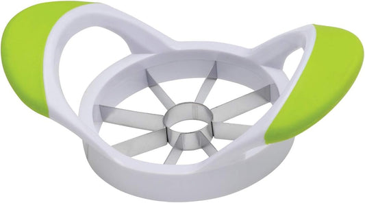 HIC Kitchen Apple Slicer and Corer, Stainless Steel Blades, Non-Slip Silicone Handles