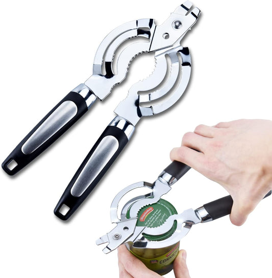 Jar Opener, Adjustable Bottle Opener For Seniors with Arthritis | Stainless Steel, Lid Remover Tool, Easy Twist, Effortlessly, For Weak Hands, For Arthritic Hands