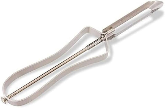 Potato Peeler Stainless Steel – Swivel Vegetable Peeler for Potatoes, Carrots, Fruits & Vegetables with Ergonomic Wide Grip, Dishwasher Safe