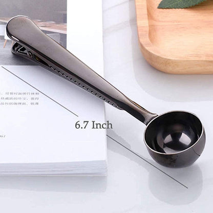 Plastic Coffee Scoops, 2 Tbsp Coffee Scoop with Brush & Espresso Grinder Brush for Ground Coffee Cleaning Tea Power, Coffee Tool for Barista Home Kitchen Café,4 Pack