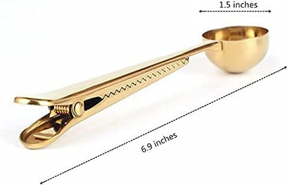 Plastic Coffee Scoops, 2 Tbsp Coffee Scoop with Brush & Espresso Grinder Brush for Ground Coffee Cleaning Tea Power, Coffee Tool for Barista Home Kitchen Café,4 Pack