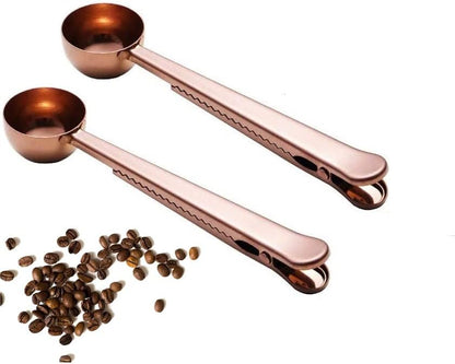 Plastic Coffee Scoops, 2 Tbsp Coffee Scoop with Brush & Espresso Grinder Brush for Ground Coffee Cleaning Tea Power, Coffee Tool for Barista Home Kitchen Café,4 Pack