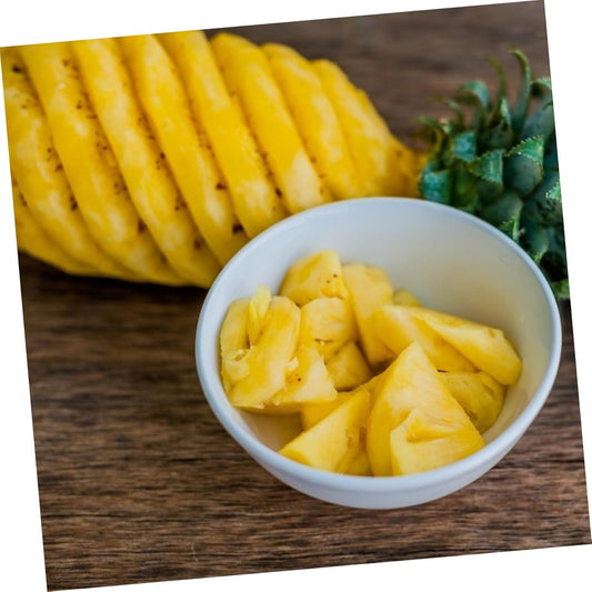6 Pcs Stainless Steel Pineapple Corer and Slicer Efficient Pineapple Peeler and Cutter for Pineapple Chunks at Home Silver
