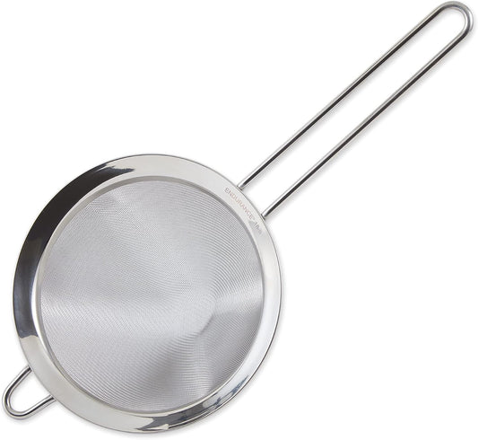 Endurance Kitchen Collection, Stainless Steel Fine Mesh Conical Sieve/Colander, Multi-Purpose for Cooking, Baking, Loose Leaf Tea, Bar Strainer Cocktails, 6.25-Inch