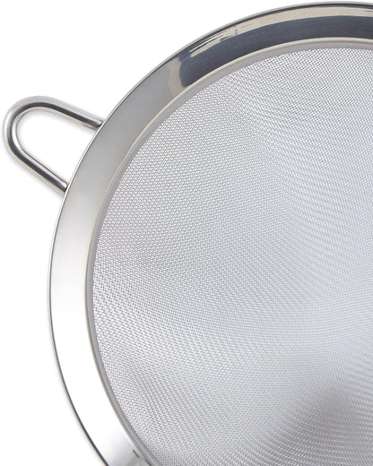 Endurance Kitchen Collection, Stainless Steel Fine Mesh Conical Sieve/Colander, Multi-Purpose for Cooking, Baking, Loose Leaf Tea, Bar Strainer Cocktails, 6.25-Inch