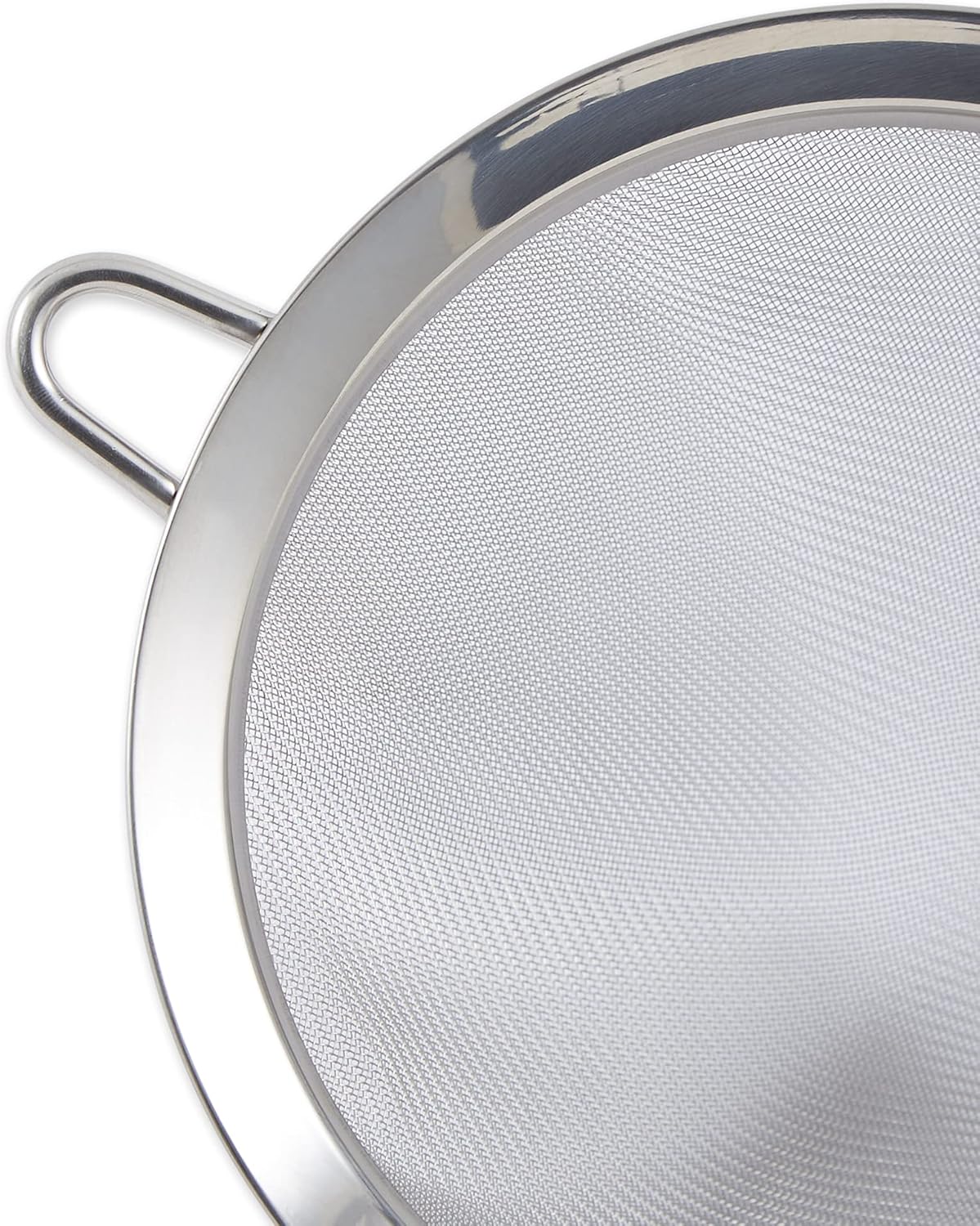 Endurance Kitchen Collection, Stainless Steel Fine Mesh Conical Sieve/Colander, Multi-Purpose for Cooking, Baking, Loose Leaf Tea, Bar Strainer Cocktails, 6.25-Inch