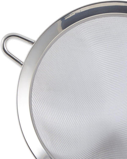 Endurance Kitchen Collection, Stainless Steel Fine Mesh Conical Sieve/Colander, Multi-Purpose for Cooking, Baking, Loose Leaf Tea, Bar Strainer Cocktails, 6.25-Inch