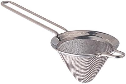Endurance Kitchen Collection, Stainless Steel Fine Mesh Conical Sieve/Colander, Multi-Purpose for Cooking, Baking, Loose Leaf Tea, Bar Strainer Cocktails, 6.25-Inch