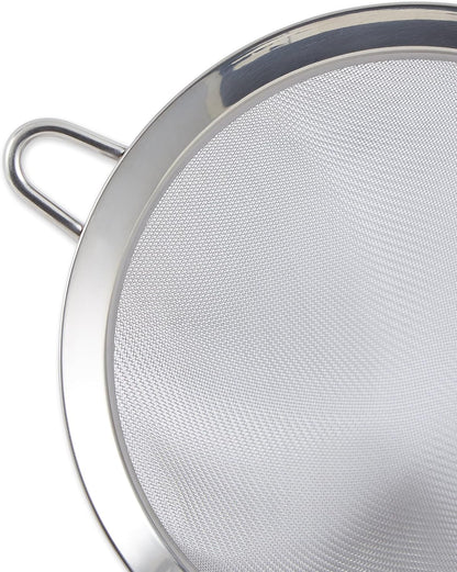 Endurance Kitchen Collection, Stainless Steel Fine Mesh Conical Sieve/Colander, Multi-Purpose for Cooking, Baking, Loose Leaf Tea, Bar Strainer Cocktails, 6.25-Inch