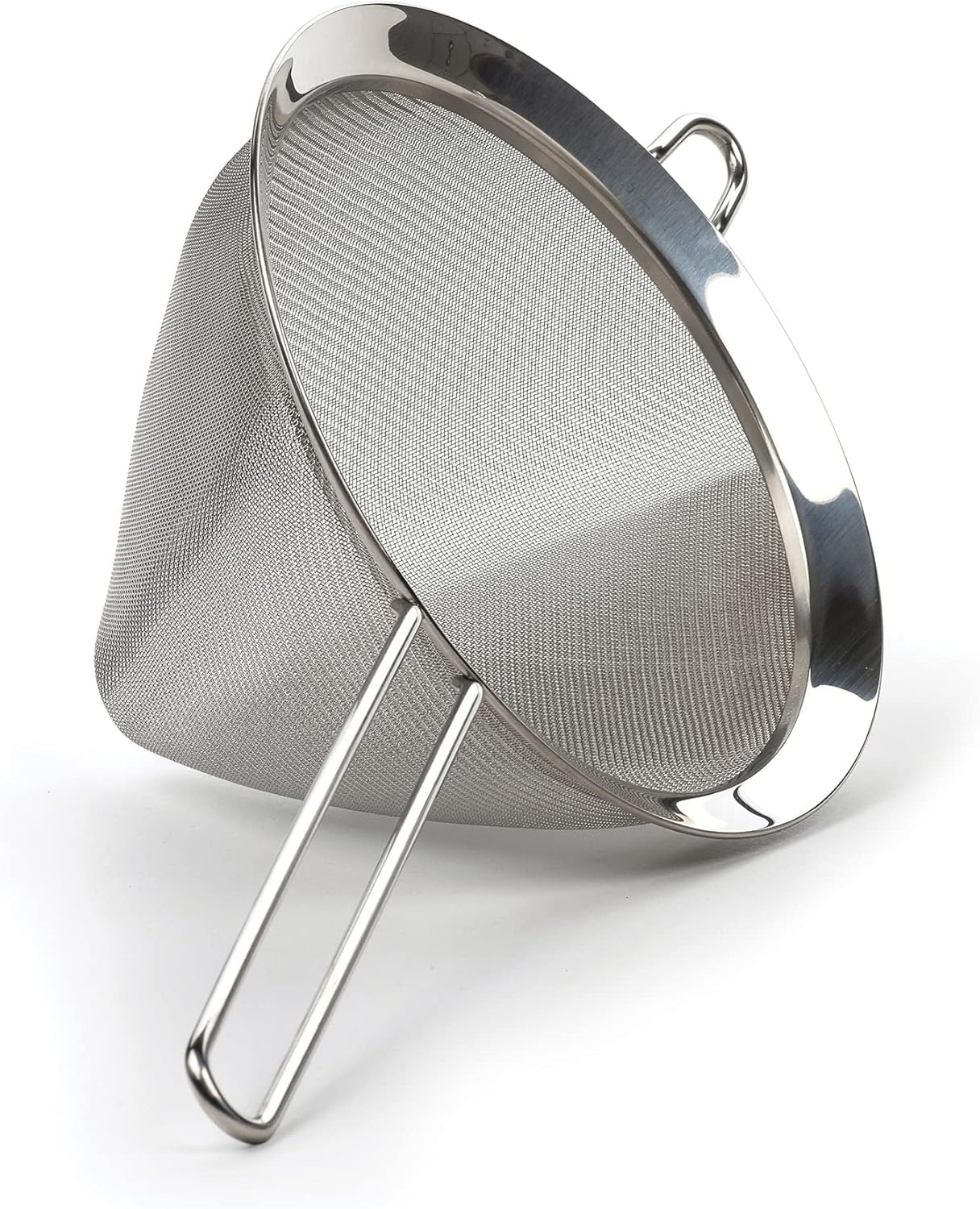 Endurance Kitchen Collection, Stainless Steel Fine Mesh Conical Sieve/Colander, Multi-Purpose for Cooking, Baking, Loose Leaf Tea, Bar Strainer Cocktails, 6.25-Inch