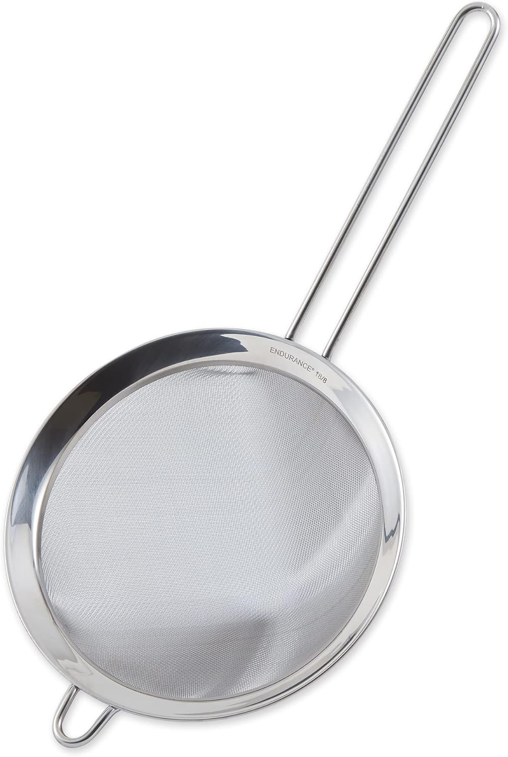 Endurance Kitchen Collection, Stainless Steel Fine Mesh Conical Sieve/Colander, Multi-Purpose for Cooking, Baking, Loose Leaf Tea, Bar Strainer Cocktails, 6.25-Inch