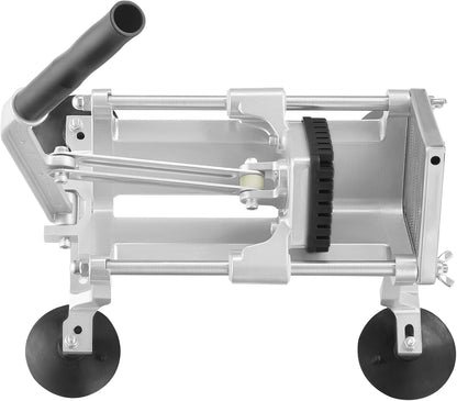Commercial Vegetable Slicer, 1/4 and 1/2 inch Tomato Slicer, Stainless Steel and Aluminum Alloy Vegetable Cutter Slicer, Manual Tomato Slicer with Non-slip Feet, for Tomatoes, Onions, Potatoes