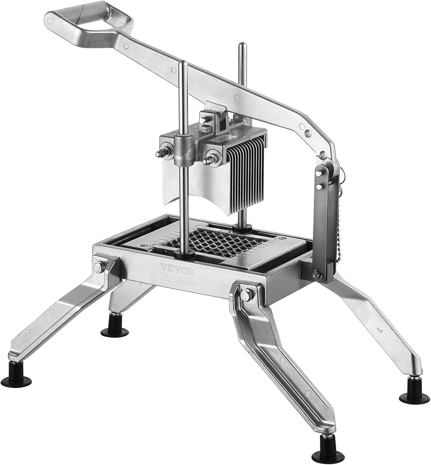 Commercial Vegetable Slicer, 1/4 and 1/2 inch Tomato Slicer, Stainless Steel and Aluminum Alloy Vegetable Cutter Slicer, Manual Tomato Slicer with Non-slip Feet, for Tomatoes, Onions, Potatoes