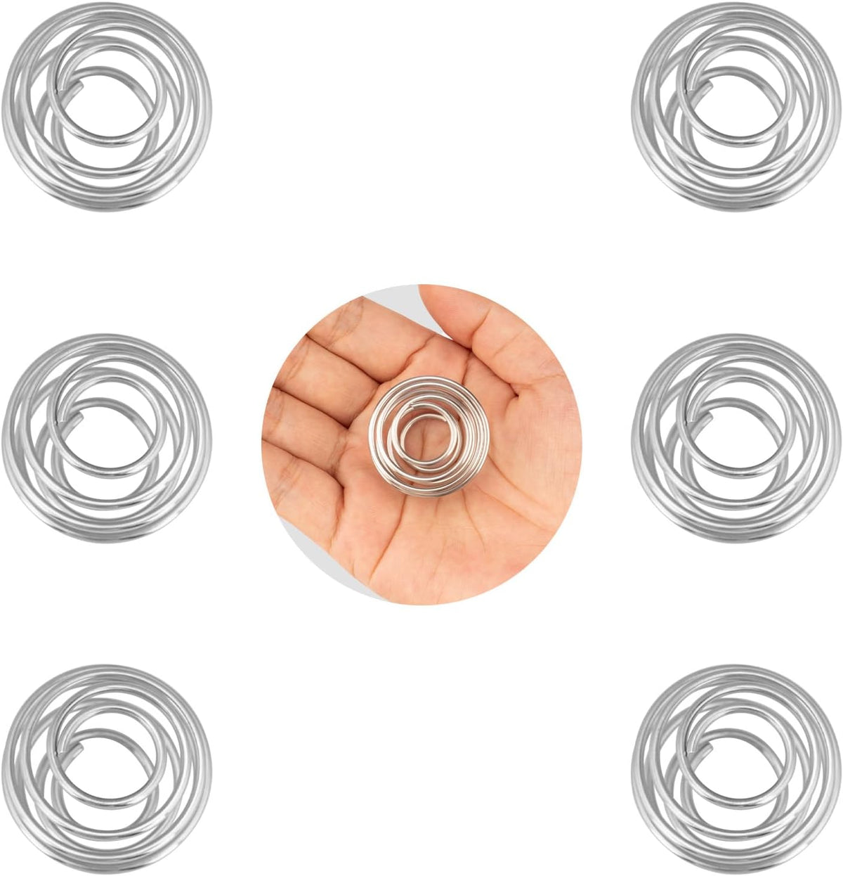 Shaker Bottle Balls 6 Pcs Small Size 304 Stainless Steel Shaker Ball for Protein Shakes,Milkshake and Salad Dressing (Diameter 1.2inch)
