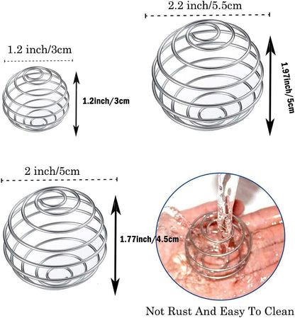 Shaker Bottle Balls 6 Pcs Small Size 304 Stainless Steel Shaker Ball for Protein Shakes,Milkshake and Salad Dressing (Diameter 1.2inch)