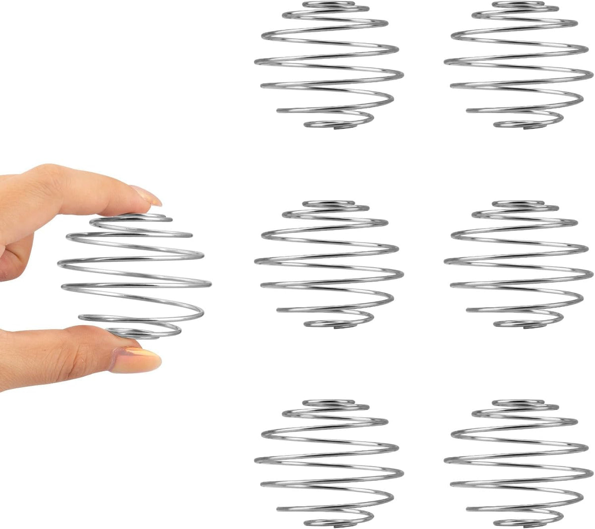 Shaker Bottle Balls 6 Pcs Small Size 304 Stainless Steel Shaker Ball for Protein Shakes,Milkshake and Salad Dressing (Diameter 1.2inch)