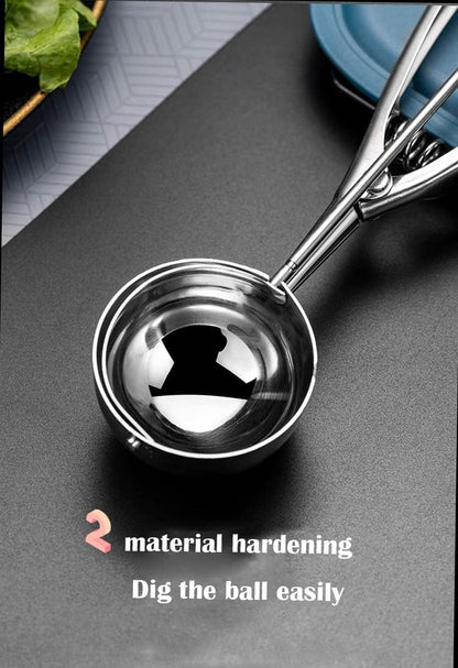 Medium Cookie Scoop, 2.8 Tbsp / 42 ml / 1.4 oz,2 inches / 5 CM Ball, 18/8 Stainless Steel,Secondary Polishing, Ice Cream Scoop,Dough Scoop Cupcake Scoop Melon Baller.