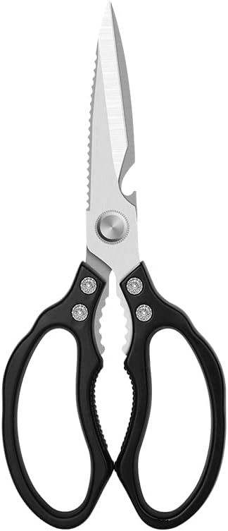 AWinjoy Kitchen Scissors, Heavy Duty Sharp Shears Dishwasher Safe, Kitchen Accessories Cooking Shears for Meat Chicken Fish Poultry Herb Bread (gold)