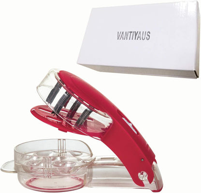 Cherry Pitter, Cherrystone Remover Mess Free 6 Capacity At Once Dishwasher Safe-6 Cherries,cherry picker