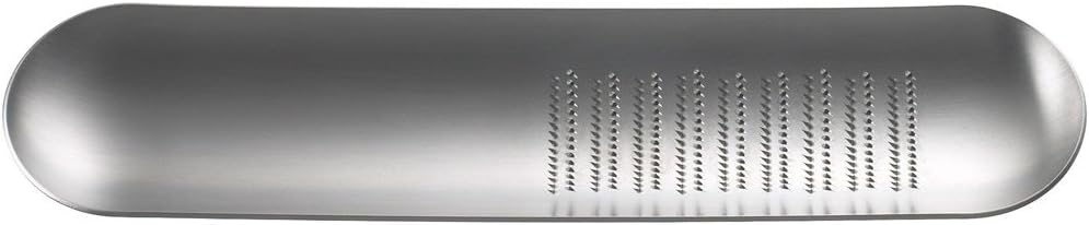 Eatoko AS0012 Oros Grater, Silver, Width 1.8 x Depth 7.9 x Height 0.4 inches (4.5 x 20 x 1 cm)