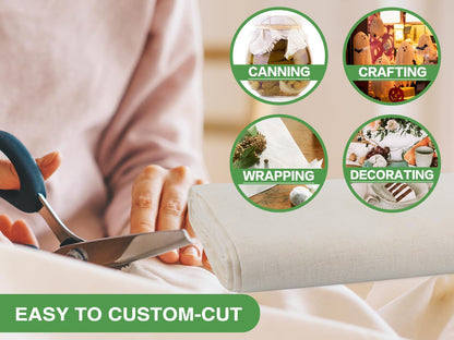 Organic Cheese Cloths, GOTS Certified, 36x36Inch, Reusable Cheese Cloth