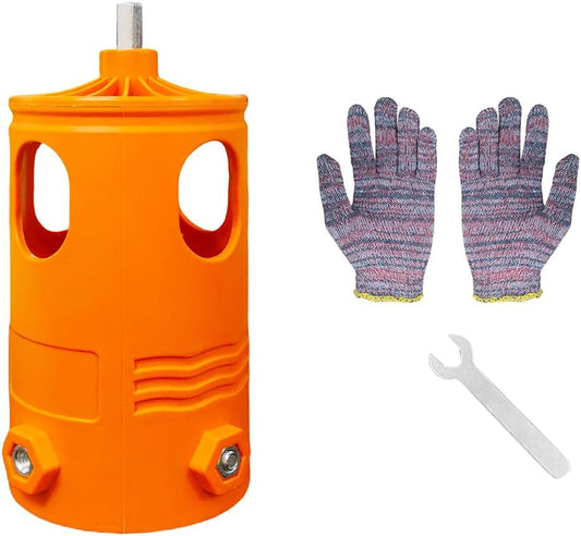 Corn Peel Thresher Corn Stripper Highly Efficiency Saving Corn COB Remover Manual Durable Use with Electric Drill Universal with Gloves Labor