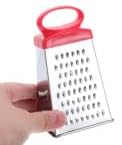 4 Pcs Mini Box Grater for Kitchen, Stainless Steel 4-Sided Food Grater with Handle, Small Manual Cheese Slicer Shredder for Cheese Carrot，Ginger, Garlic, Chocolate