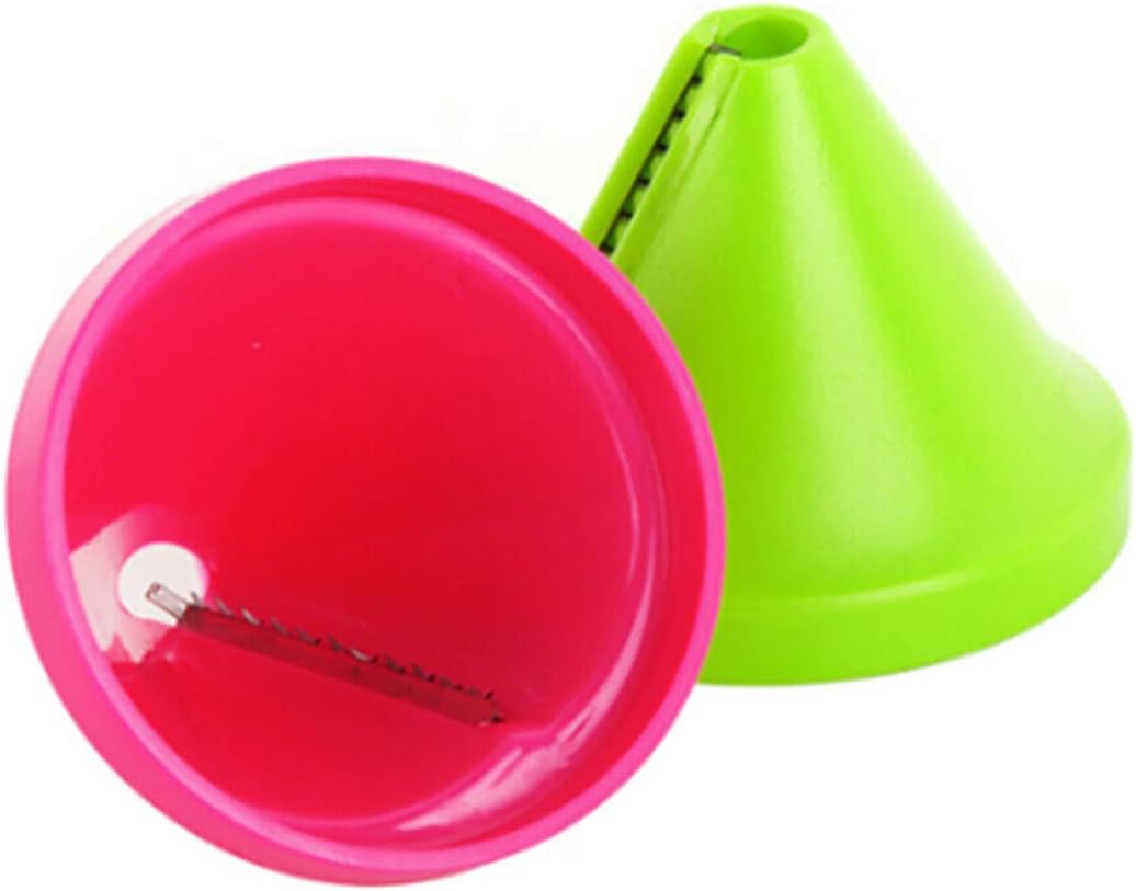 2Pcs Spiralizer Vegetable Slicers, Handheld, Funnel Spiral Cutters