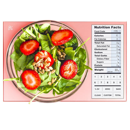 Food Scale with Nutrition Calculator, 2,000 Codes (Blue)