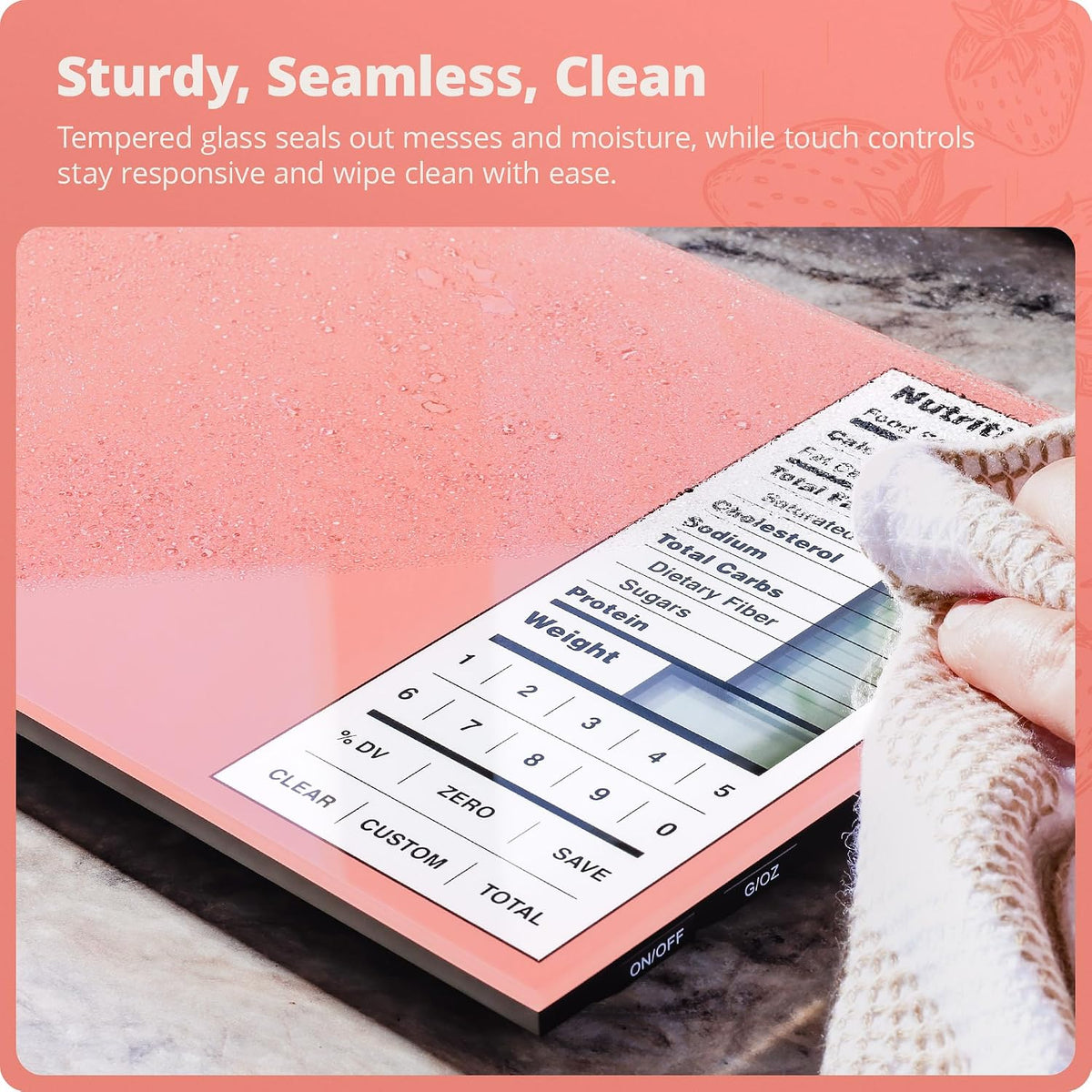 Food Scale with Nutrition Calculator, 2,000 Codes (Blue)