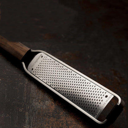 Zester Grater for Citrus Fruits, Hard Cheese, Ginger, Chocolate, Nutmeg and Truffle with Stainless Steel Blades - Made in USA