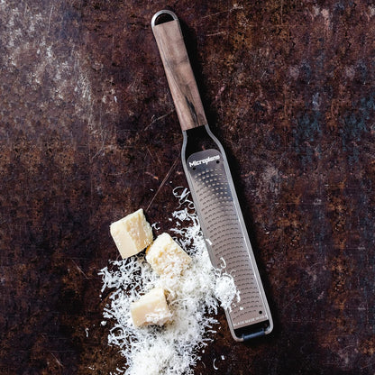 Zester Grater for Citrus Fruits, Hard Cheese, Ginger, Chocolate, Nutmeg and Truffle with Stainless Steel Blades - Made in USA