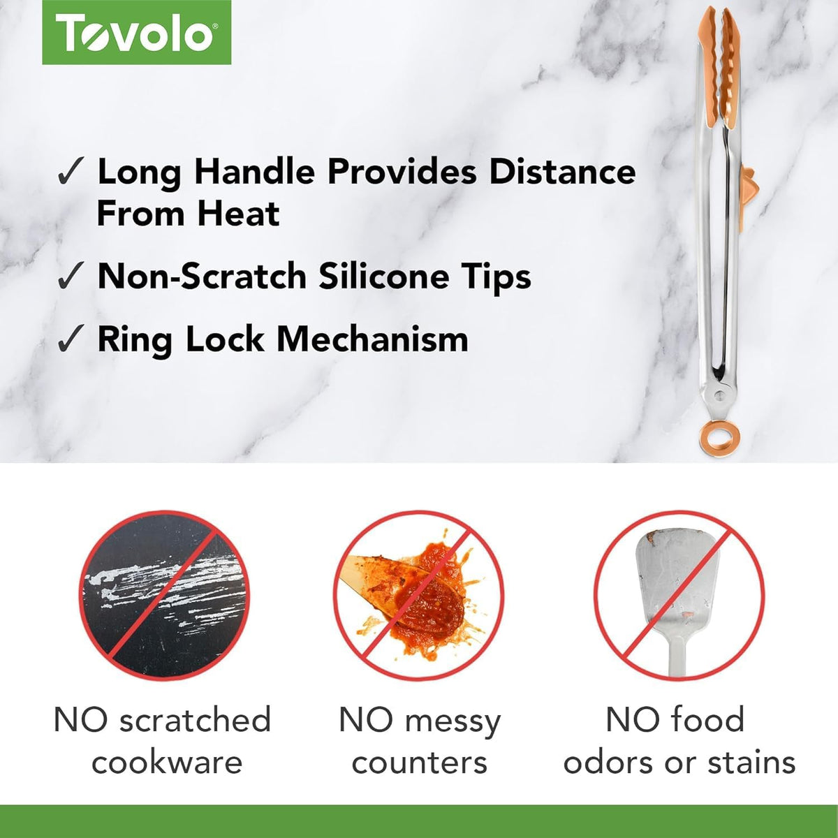 Tongs With Silicone Tips Easy Grip 13" Long Kitchen Tongs Stainless Steel Handle For Cooking, Non Scratch Heat Resistant Locking Tongs Silicone Tipped Dishwasher Safe BPA Free, Pink Sorbet