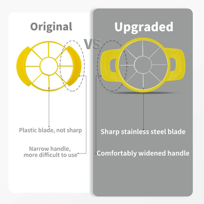 Pineapple Corer Cutter, Stainless Steel Fruit Peeler Slicer - Upgraded, Reinforced Thicker Blade, Core Remover with Measure Mark, Kitchen Tool for Diced Pineapple Rings