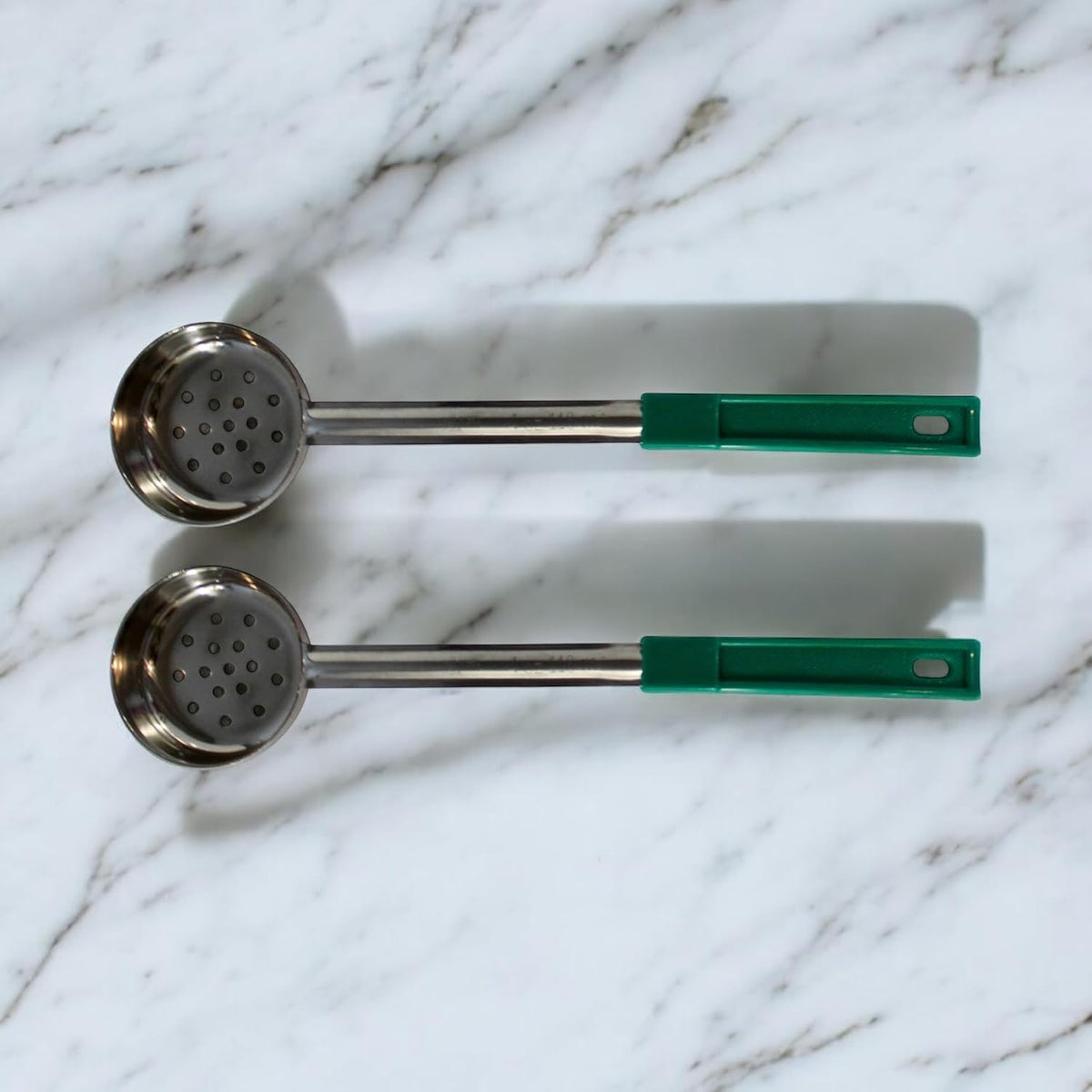 4 oz Slotted Stainless Steel Portion Control Ladle Spoodle - [Pack of 2]